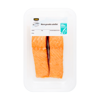 Huismerk Verse Vis Vismarkt Warm Gerookte Zalmfilet